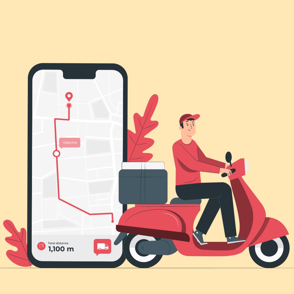 ارسال با پیک بصورت بیرون بر